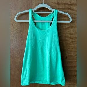 Nike, neon green, dry-fit tank, size xs